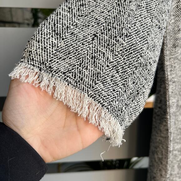 IRO Birnie Tweed Fringe Mini Sweater Dress Size EU 36 (US 4) - Picture 4 of 7